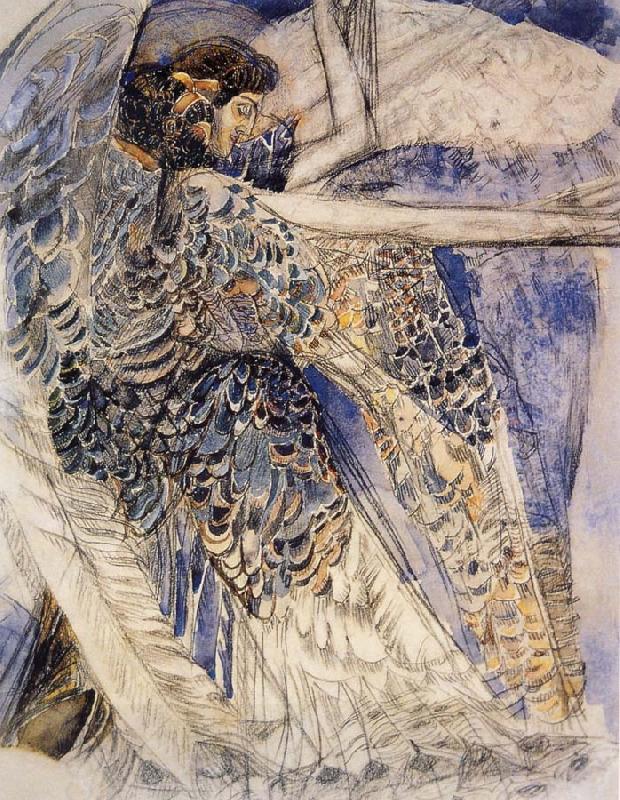 Mikhail Vrubel The angel having six wing